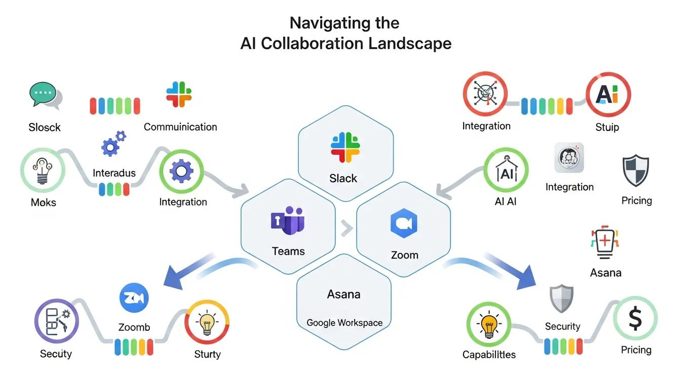 Comparison of AI collaboration tools highlighting features and strengths