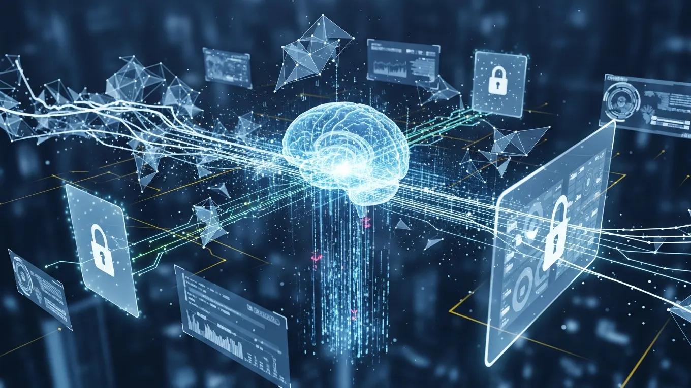 Futuristic technology concepts related to diagnostic control systems and data privacy