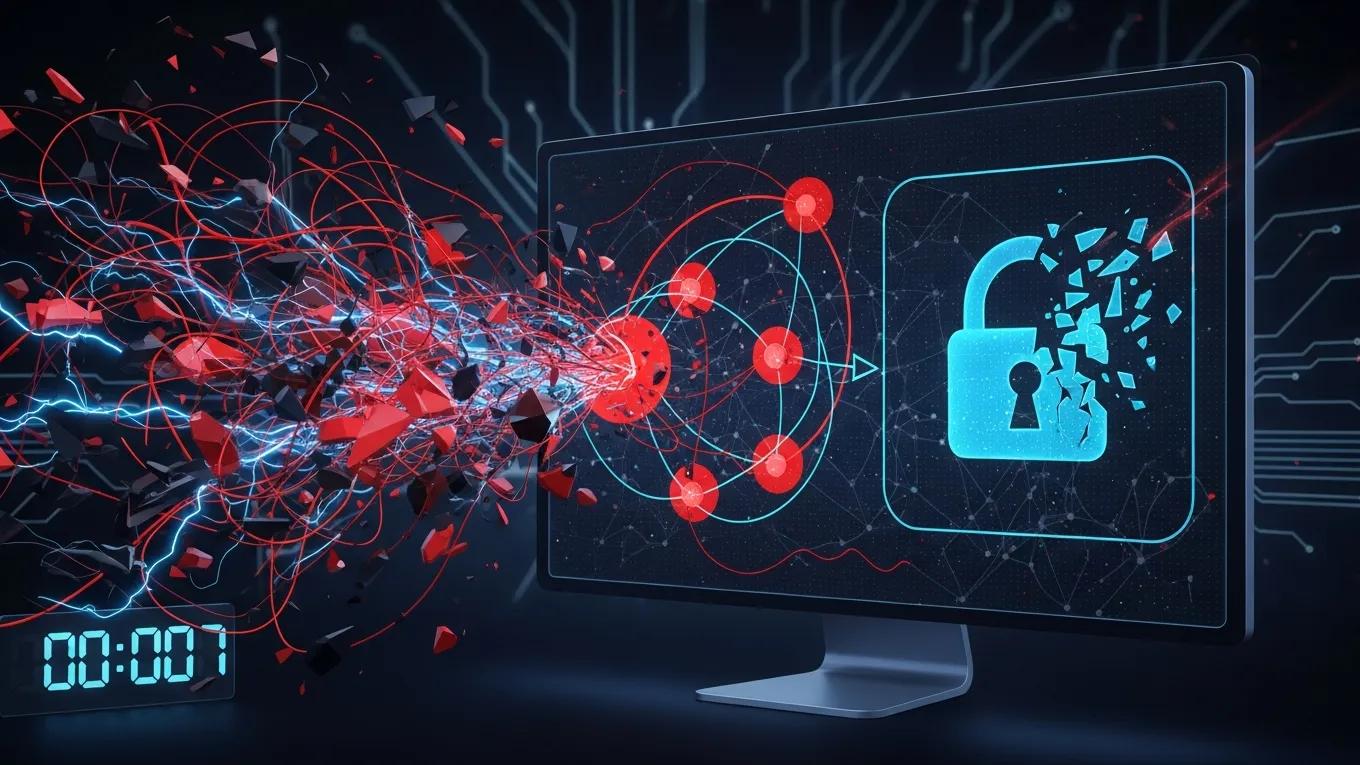 Illustration of adversarial machine learning challenges in cybersecurity
