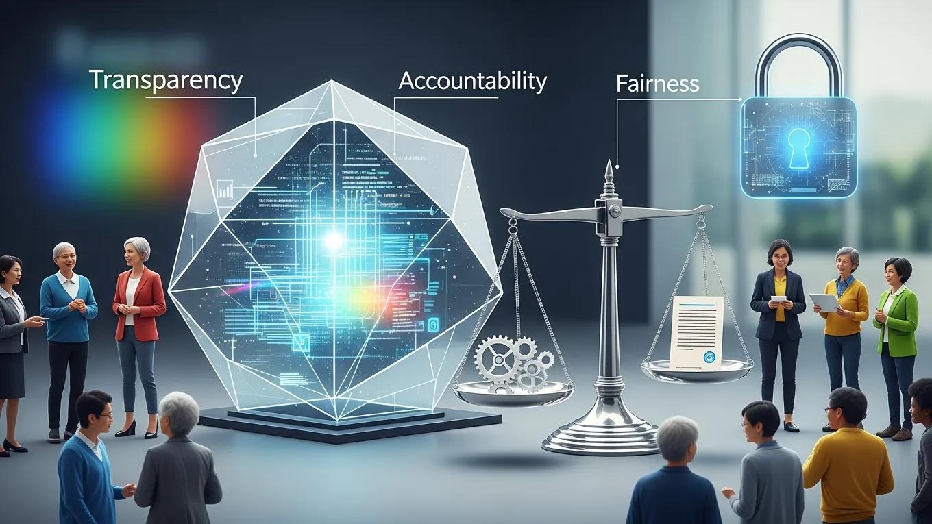 Symbolic representations of the core principles of responsible AI